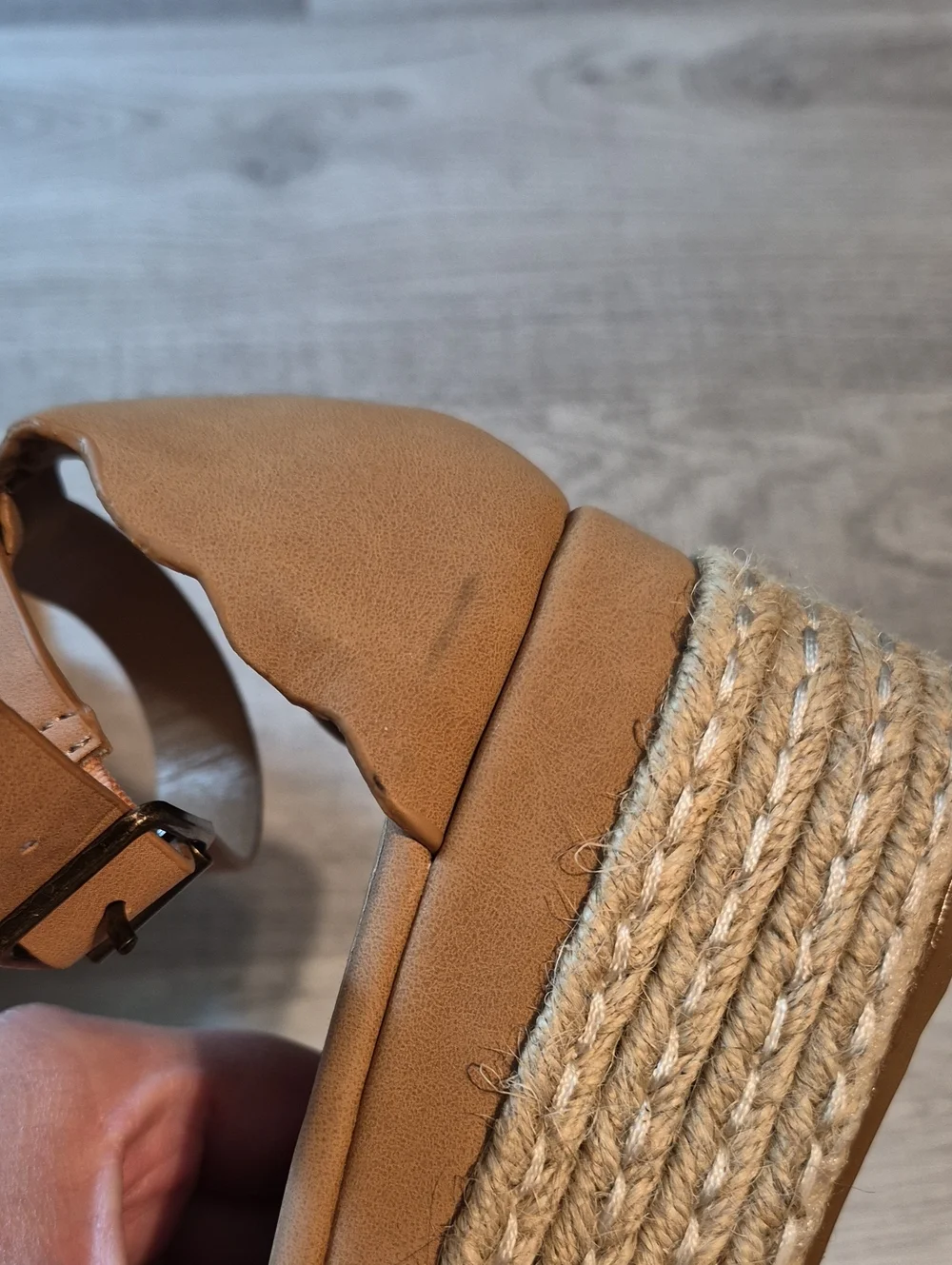 Tillys|Bamboo Scallop Espadrille Womens Platform Sandals